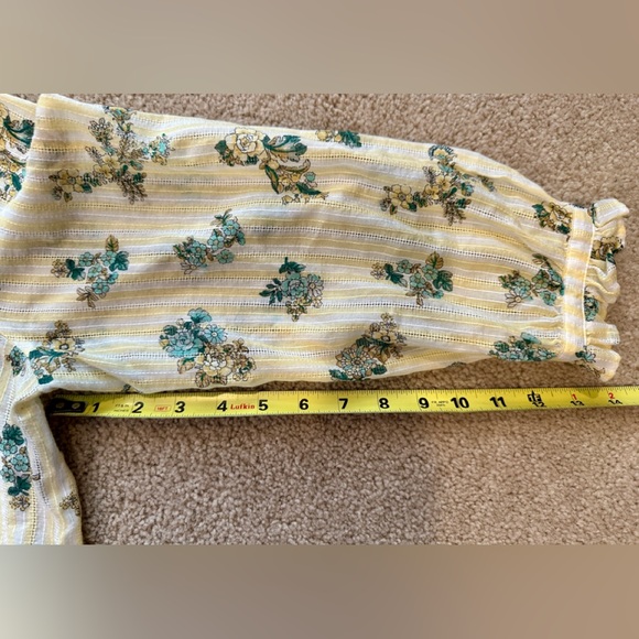 Loft striped and floral blouse - Picture 9 of 12